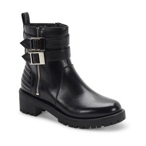 NEW Blondo Mable Black Leather Waterproof Boots Women’s 6.5